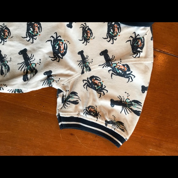 Seaside boys collared polo, lobster and crabs - Picture 4 of 5